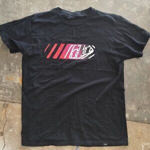 Troy Lee Designs Tshirt Black Red Graphic Medium